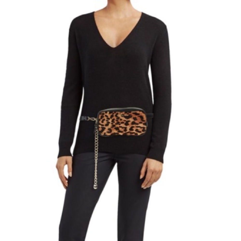 Michael Kors Leopard Print Belt Bag